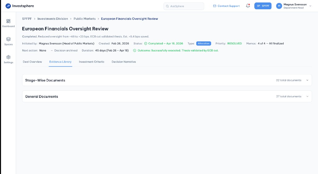Evidence Library overview