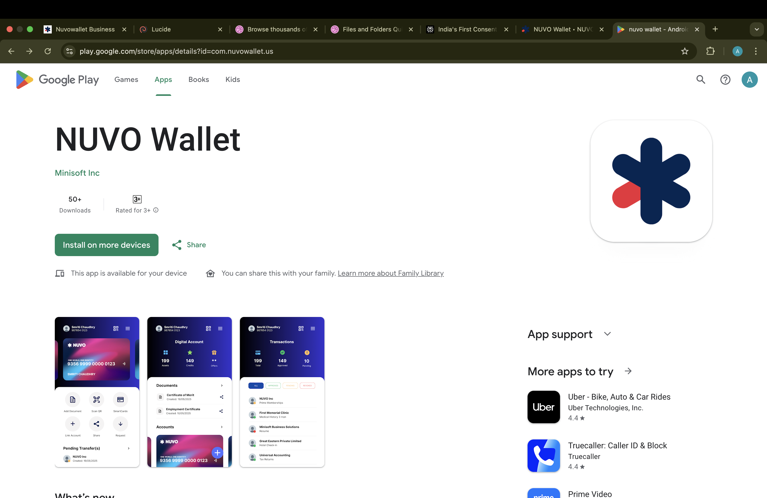 NUVO Wallet on Play Store