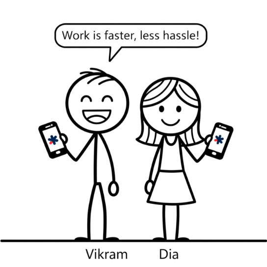 Happy Vikram using NUVO Wallet with a stress-free experience