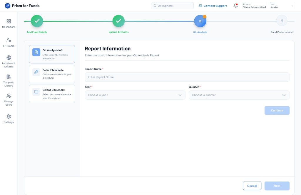 Add QL report details
